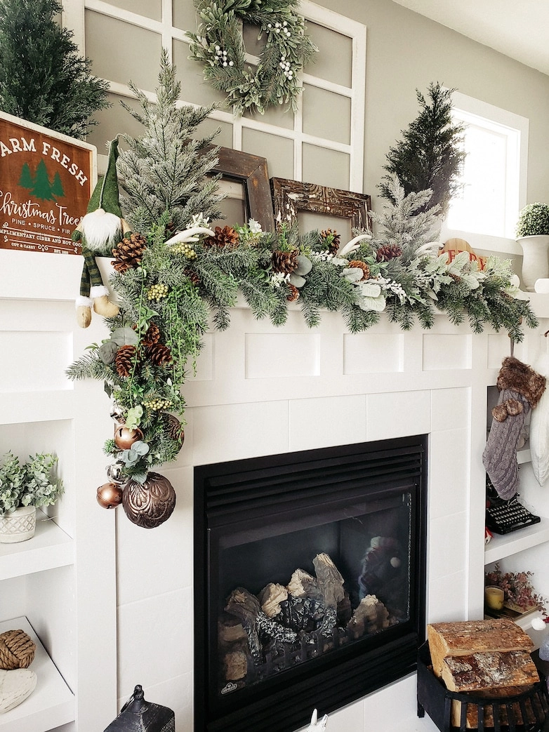 Christmas inspiration for the mantle