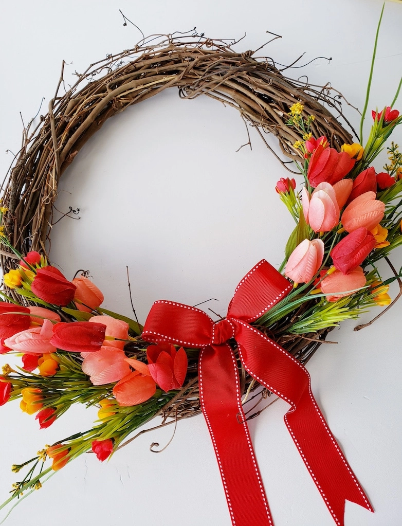 Wreath for spring and summer