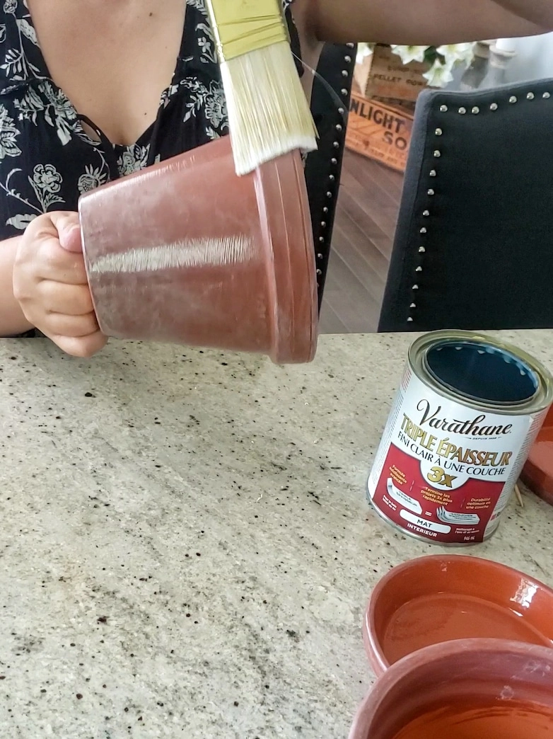 painting with a clear sealer