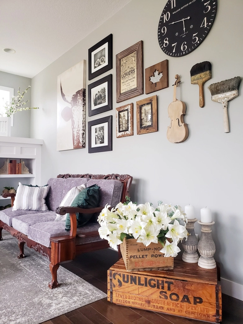 Decorating with vintage finds and furniture