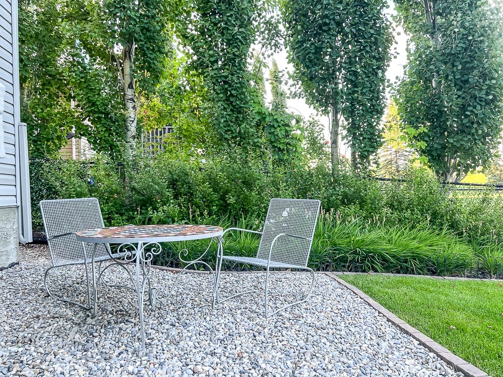 Diy outdoor seating area 002