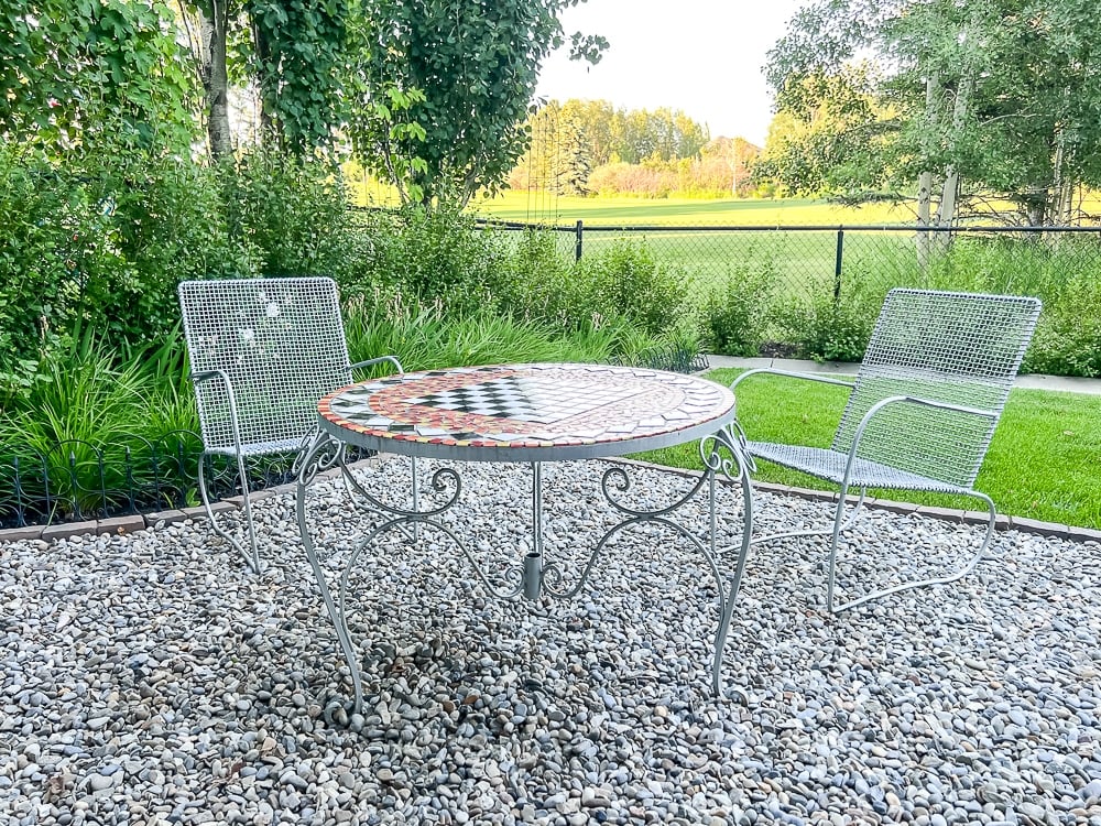 Diy outdoor seating area 003