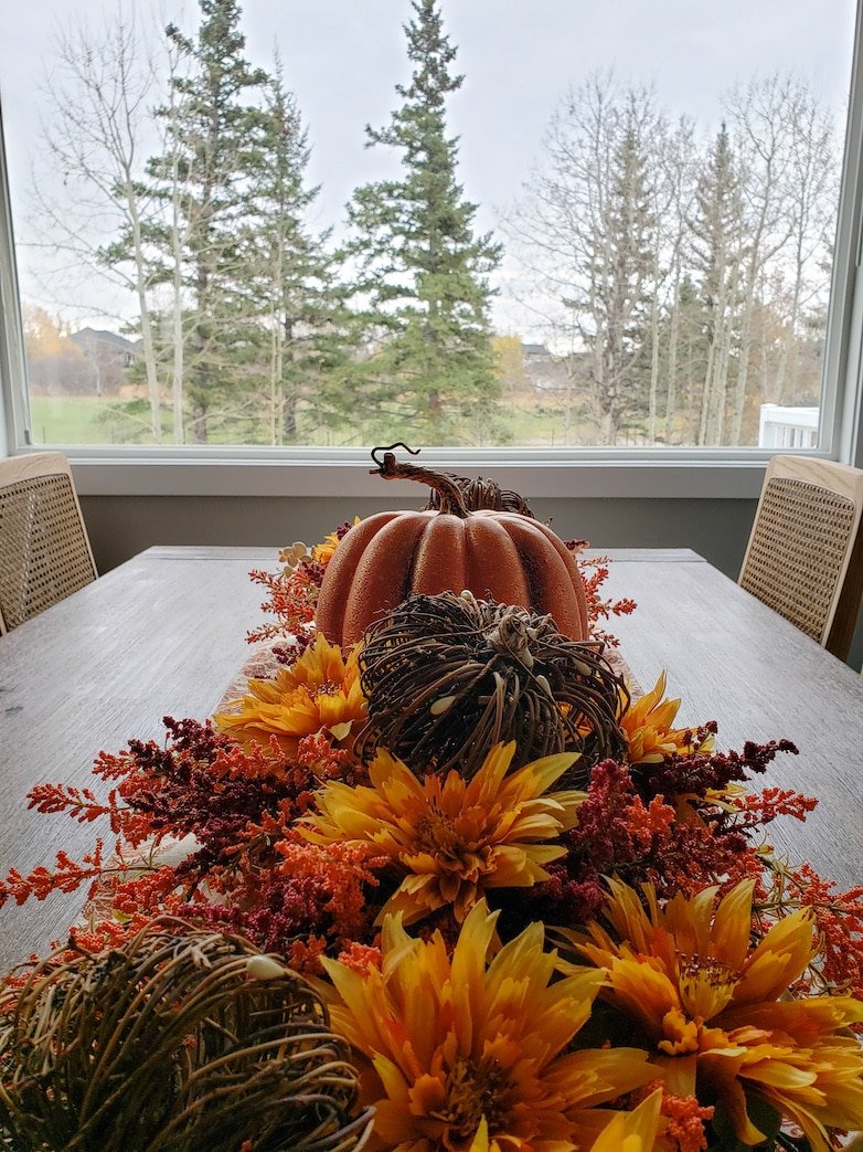 2021 fall home tour dining table decor