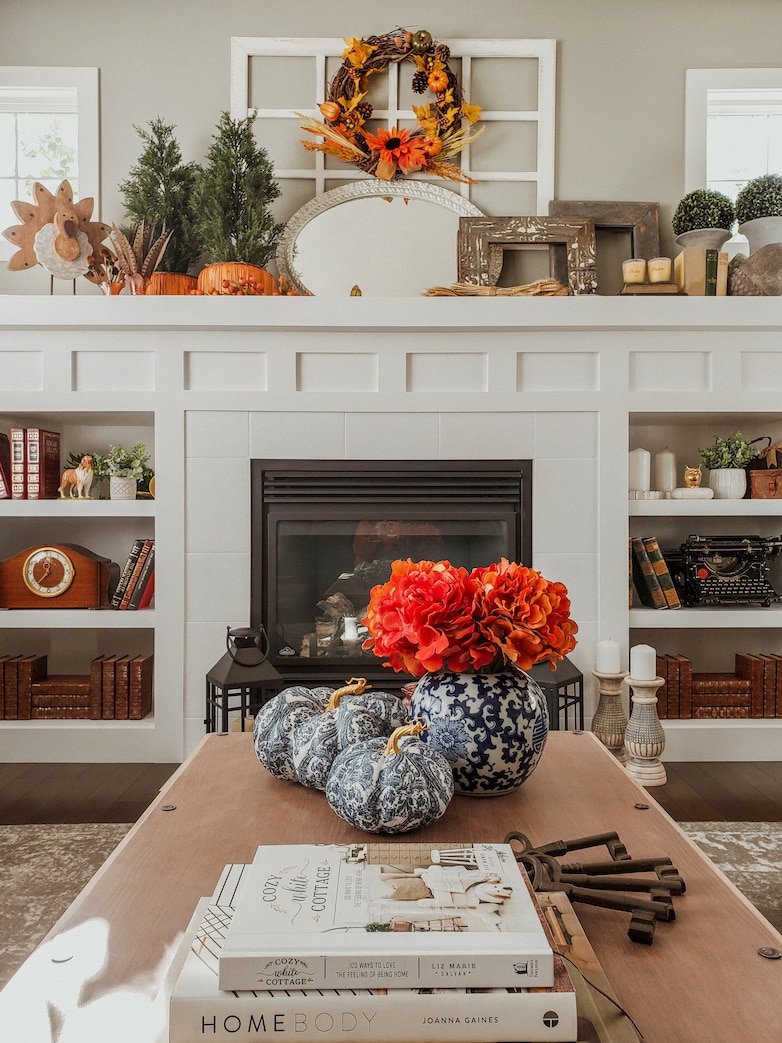 2021 fall home tour in the living room