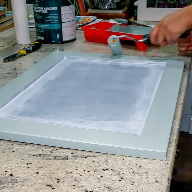 Painted kitchen cabinets