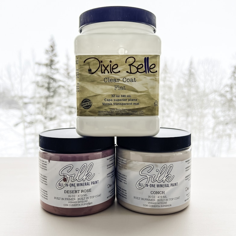 All three Dixie Belle Products stacked together.