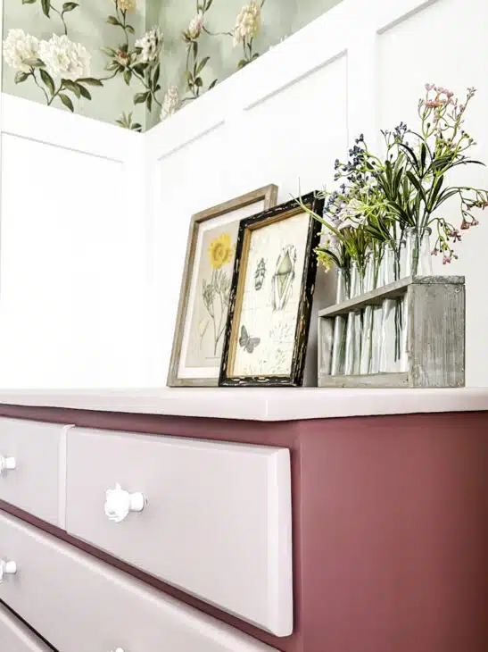 Pink Chest of drawers017